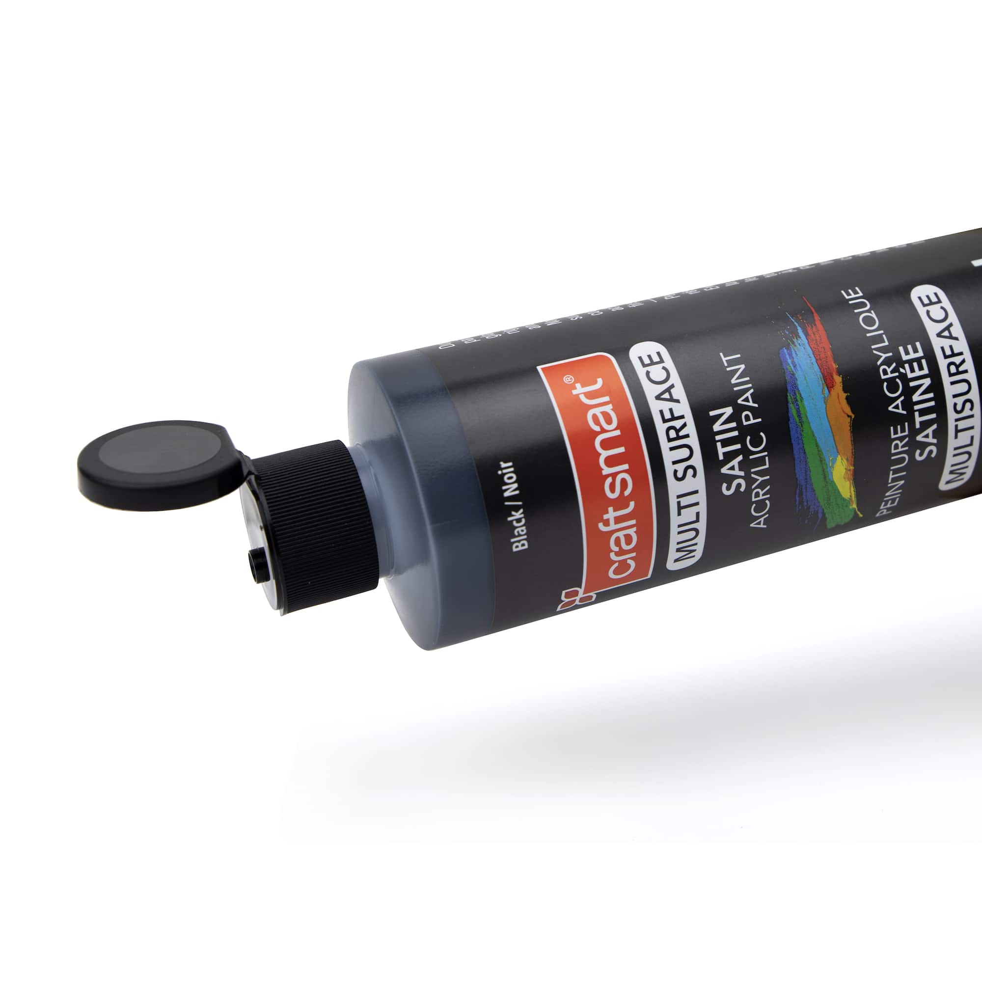 8 Pack: Black Premium Satin Acrylic Paint by Craft Smart®